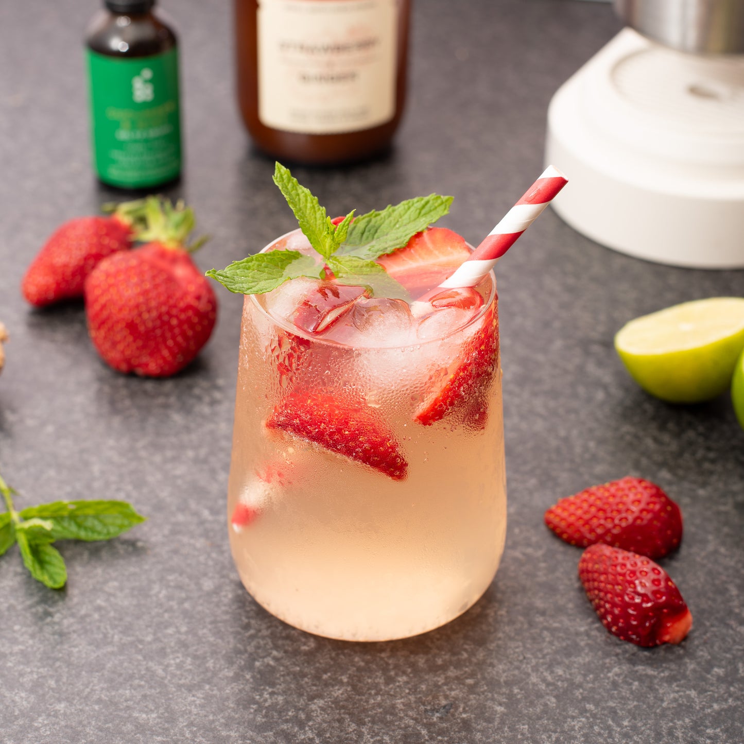 Strawberry & Cucumber Fizz