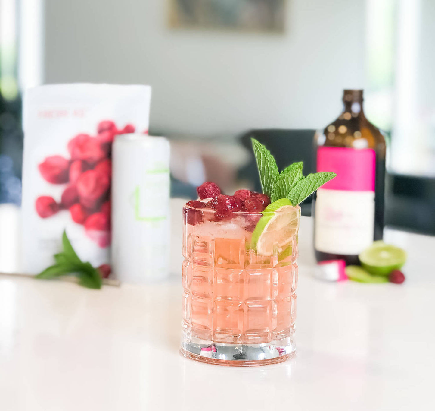 Pomegranate Lime Spritz - Six Barrel Soda Co.