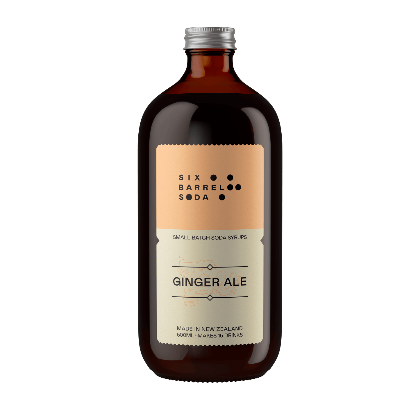 Ginger Ale Syrup - Six Barrel Soda Co.