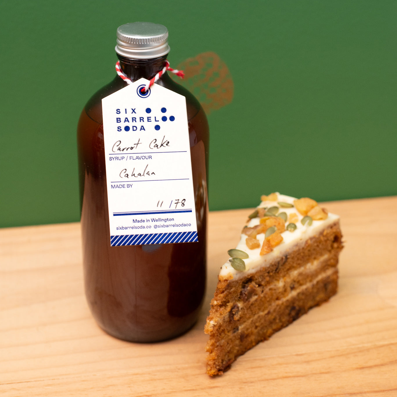 Carrot Cake Soda Syrup