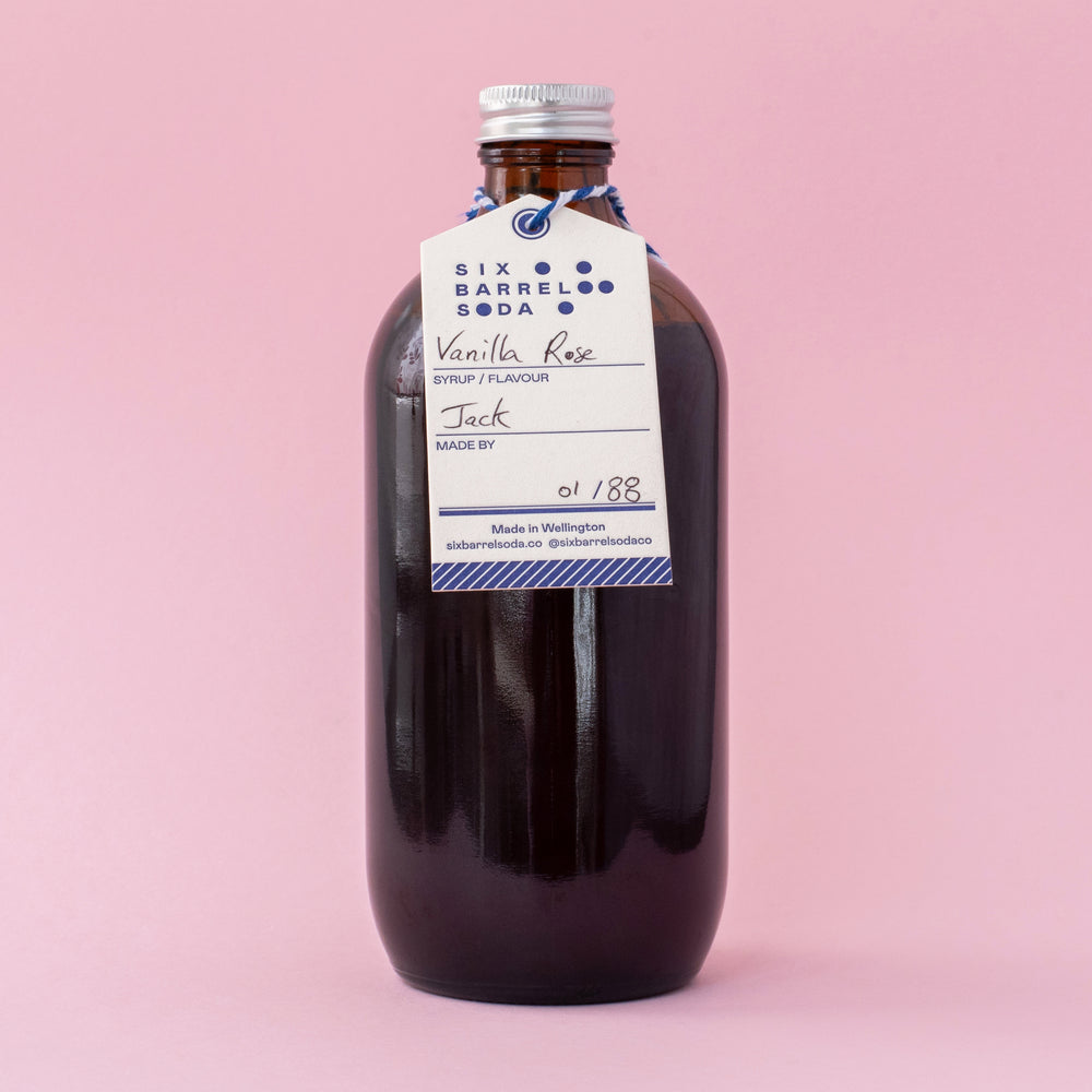 Vanilla Rose Soda Syrup