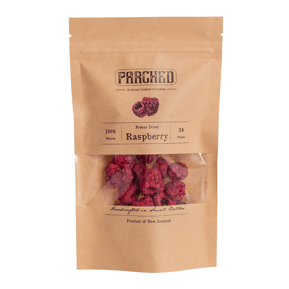Freeze-dried Raspberries - Parched Drink Garnish – Six Barrel Soda Co.