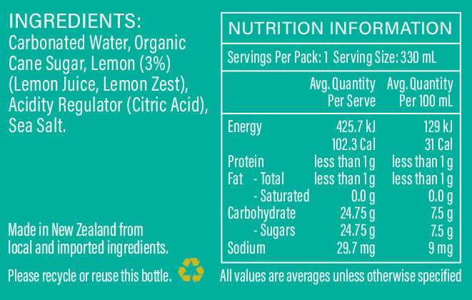 
                  
                    Lemonade Soda 330mL - 15 pack
                  
                