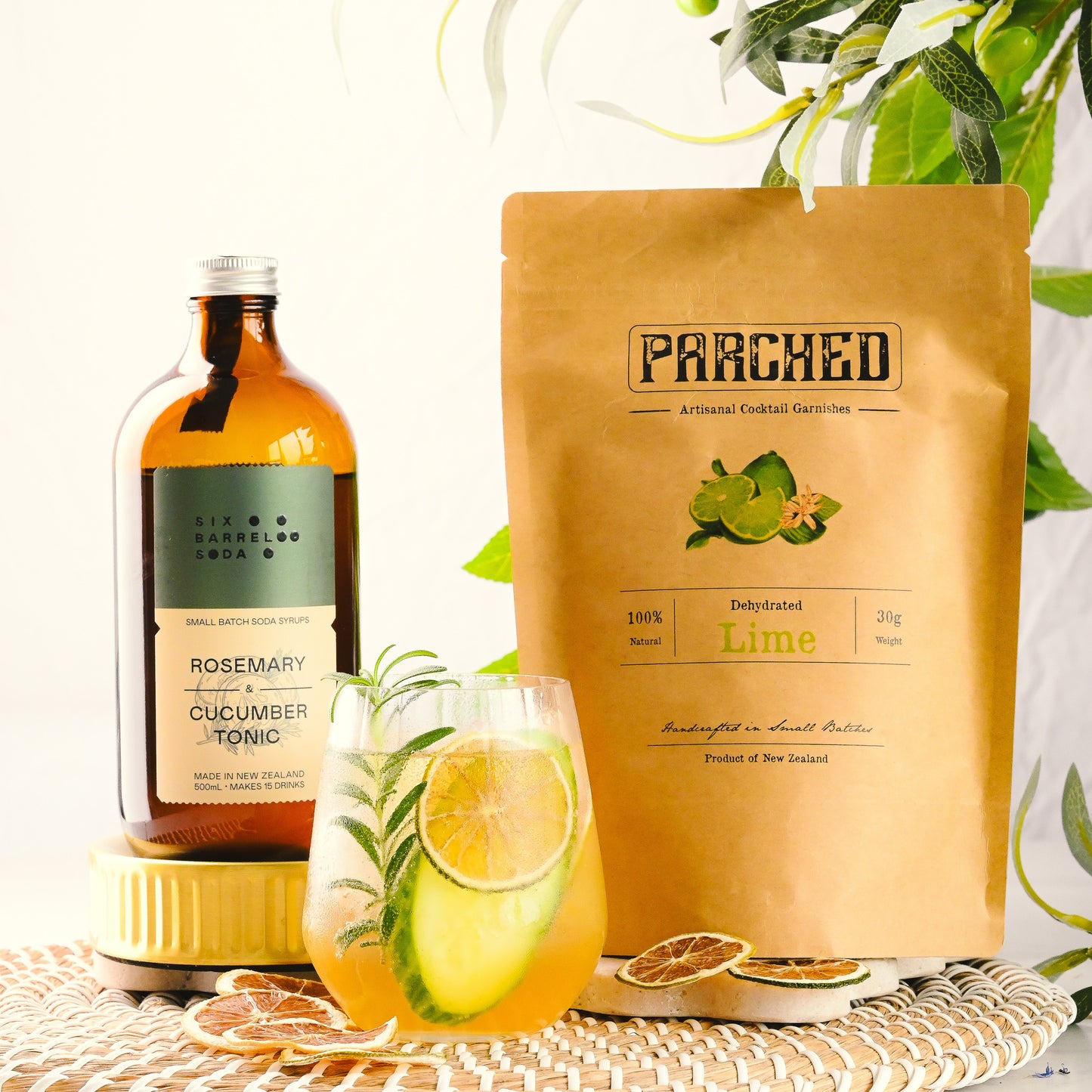 
                  
                    Rosemary & Cucumber Tonic + Lime Slice Set
                  
                