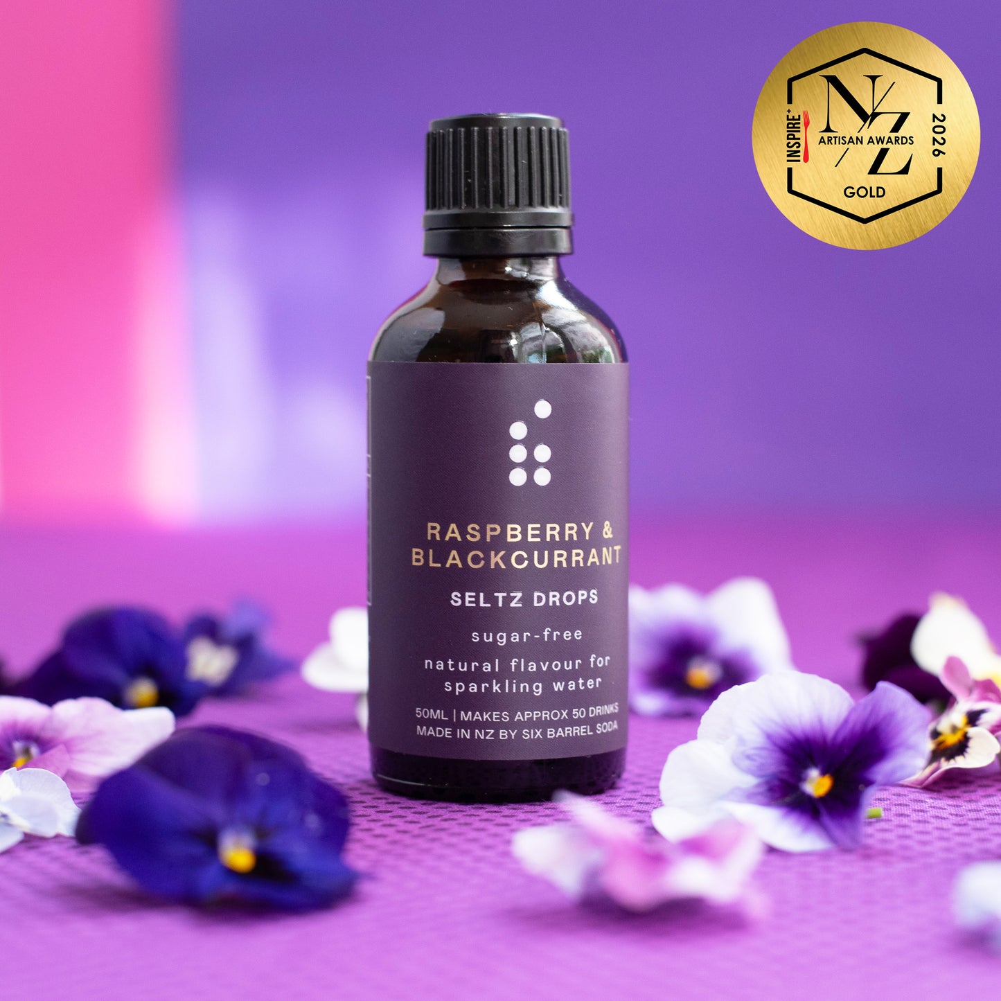 
                  
                    Raspberry & Blackcurrant Seltz Drops
                  
                