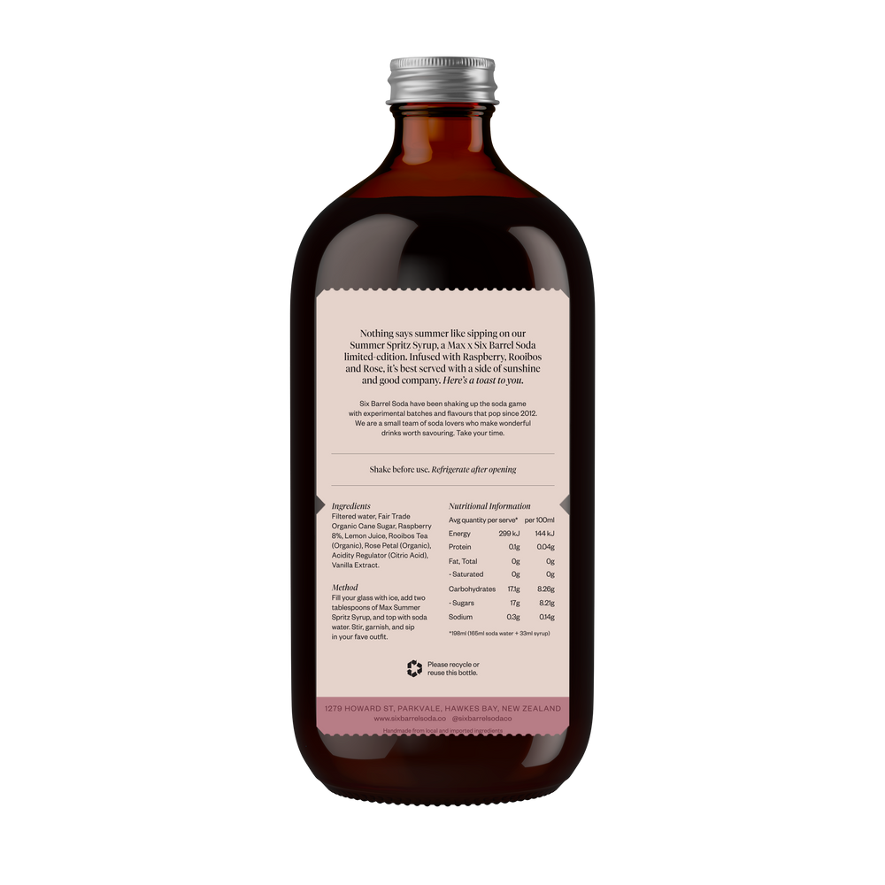 
                  
                    Summer Spritz - Raspberry, Rooibos & Rose
                  
                