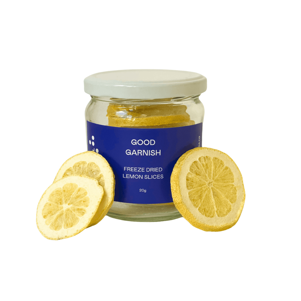 Freeze-dried Lemon Slices - Drink Garnish - Six Barrel Soda Co.