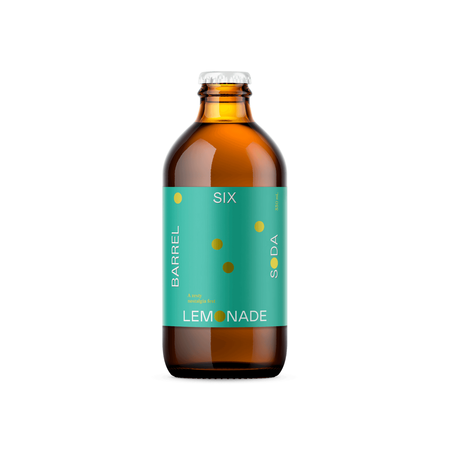 Lemonade Soda 330mL - 15 pack - Six Barrel Soda Co.