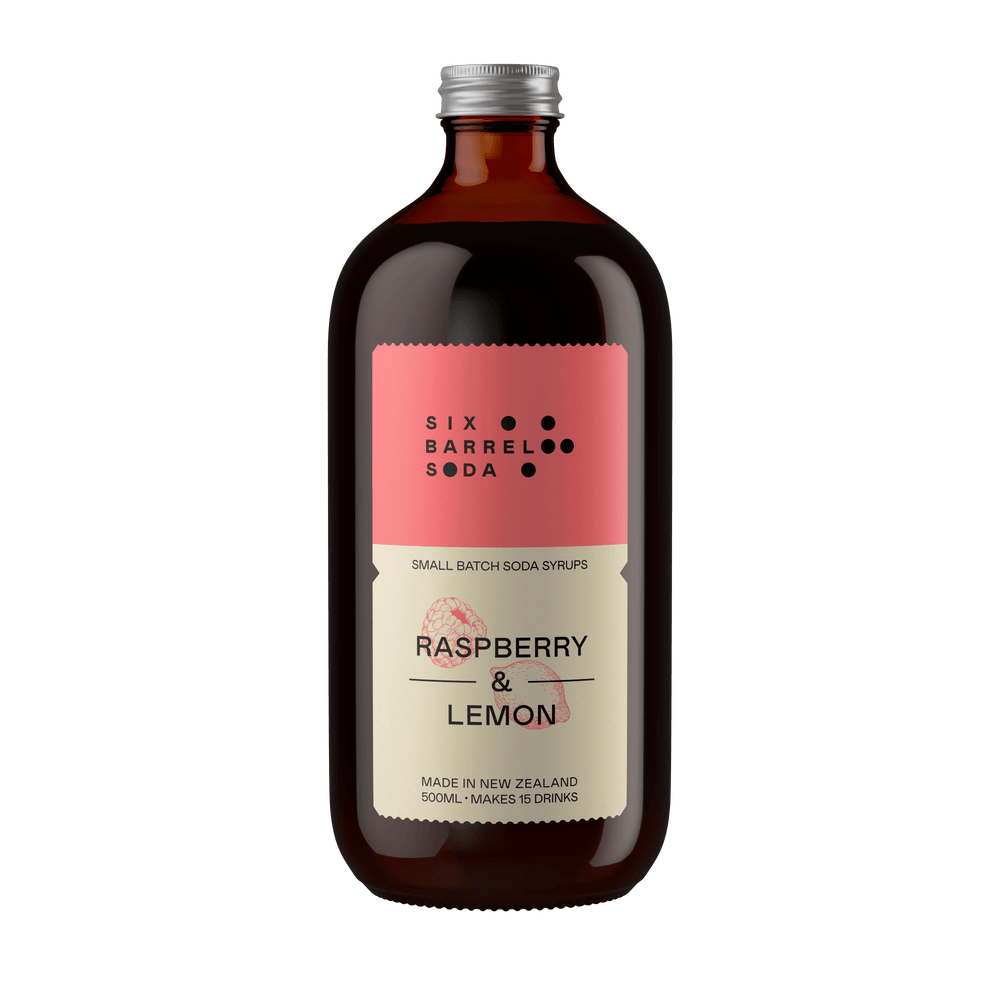 Raspberry & Lemon Syrup - Six Barrel Soda Co.